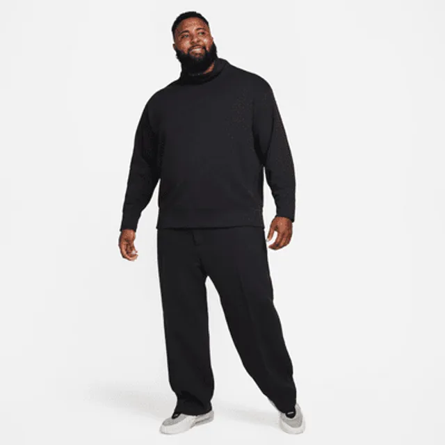 Nike Tech Fleece Reimagined Loose Fit Open Hem Sweatpants Black