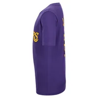 LeBron James Los Angeles Lakers Statement Edition Big Kids' (Boys') Jordan NBA T-Shirt. Nike.com