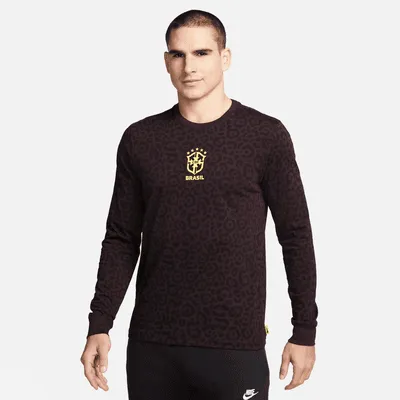 Brazil Ignite Men's Nike Soccer Long-Sleeve T-Shirt. Nike.com