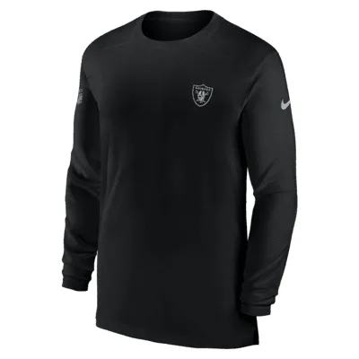 Las Vegas Raiders Sideline Men's Nike Dri-FIT NFL Long-Sleeve