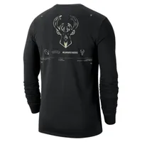 Milwaukee Bucks Men's Nike NBA Long-Sleeve T-Shirt. Nike.com