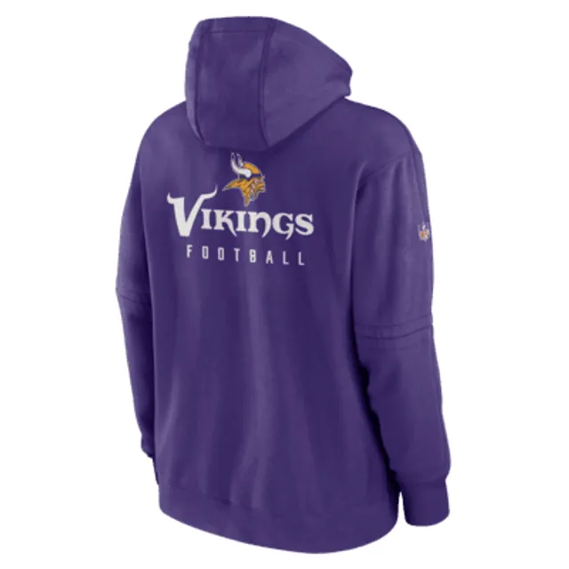 Men's Nike Purple Minnesota Vikings Fan Gear Pullover Hoodie