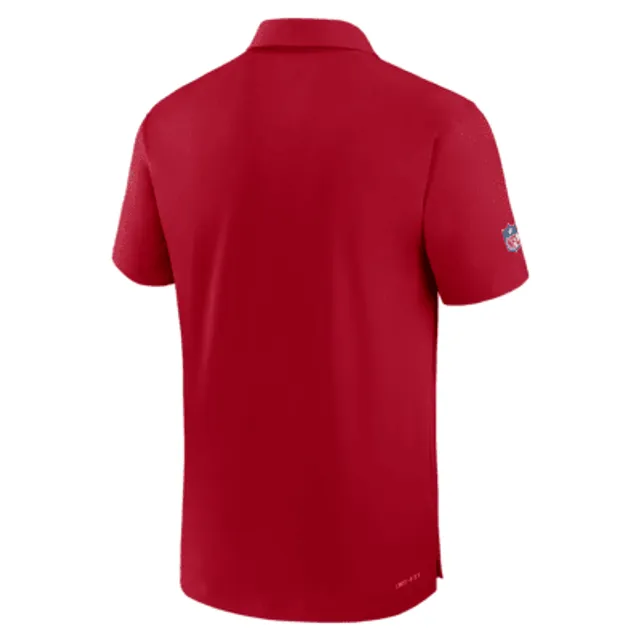 Nike Dri-Fit Sideline Coaches (NFL Arizona Cardinals) Men's V-Neck T-Shirt in Red, Size: Small | NKOJ060Y71-K1Q