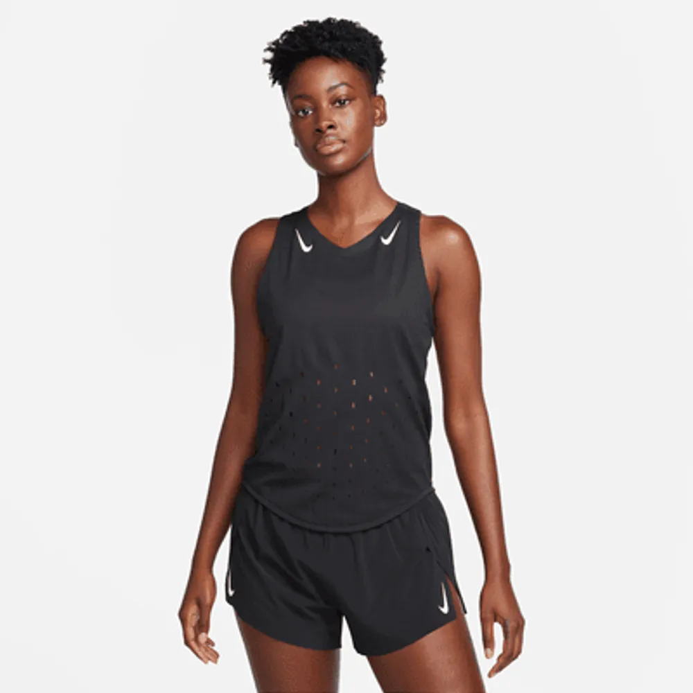 Nike Running T Shirt Women XL Extra Large Black Miler Sweat Wick Dri Fit  Workout