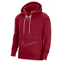 Chicago Bulls Courtside City Edition Men's Nike NBA Fleece Pullover Hoodie. Nike.com