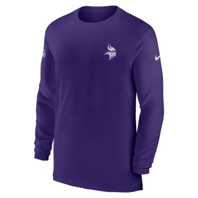 Nike Youth Minnesota Vikings Sideline Velocity Purple Long Sleeve