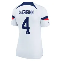 USWNT 2022/23 Stadium Home (Becky Sauerbrunn) Women's Nike Dri-FIT Soccer Jersey. Nike.com