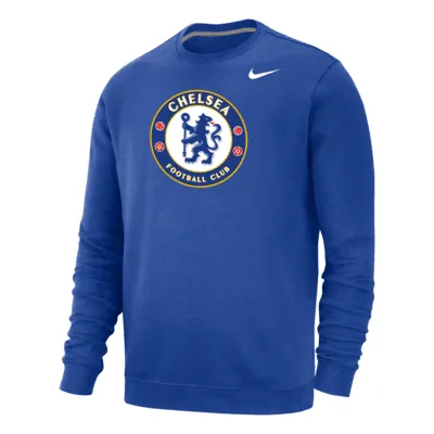 Chelsea Club Fleece Men's Crew-Neck Sweatshirt. Nike.com