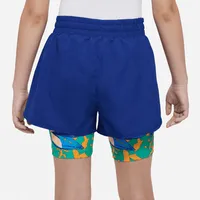 Nike One Big Kids' (Girls') High-Waisted Woven Running Shorts. Nike.com