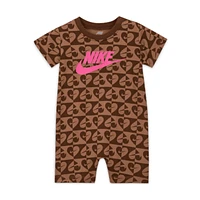 Nike Sweet Swoosh Baby (0-9M) Romper. Nike.com