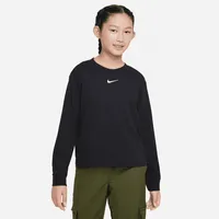 Nike Sportswear Essential Big Kids' (Girls') Long-Sleeve T-Shirt. Nike.com