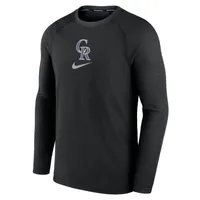 Nike Dri-FIT Game (MLB Colorado Rockies) Men's Long-Sleeve T-Shirt. Nike.com