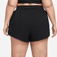 Nike Dri-FIT One Women's High-Waisted 3" Brief-Lined Shorts (Plus Size). Nike.com