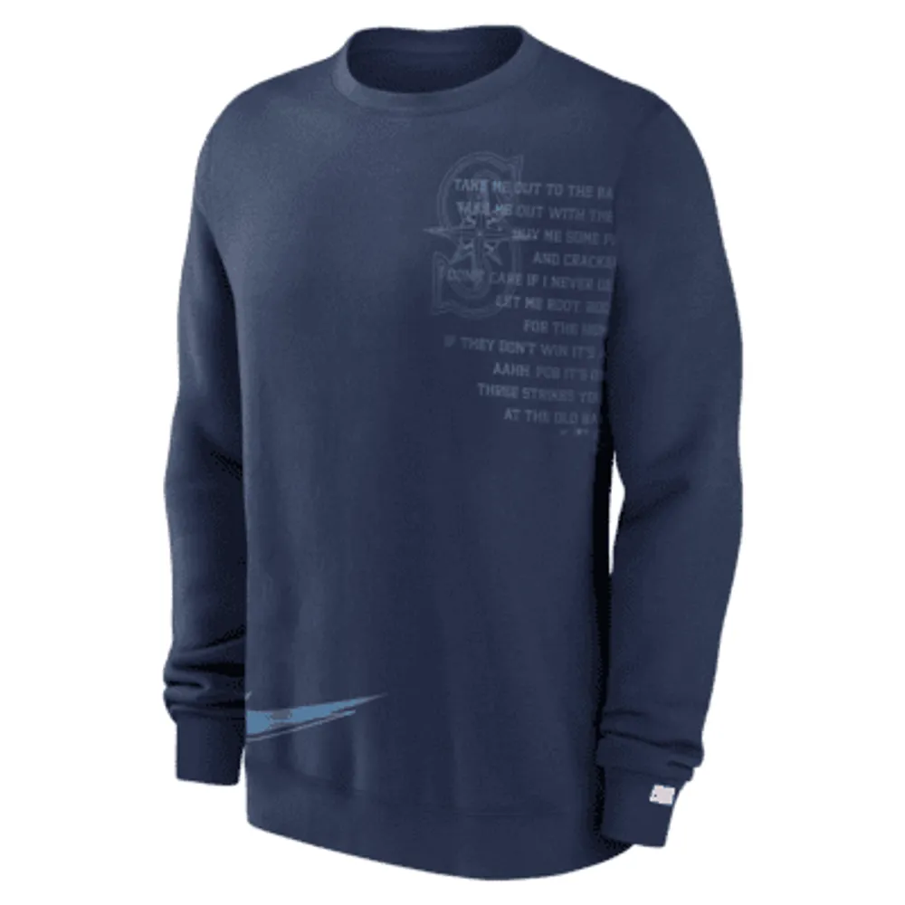 Nike Statement Ballgame (MLB Milwaukee Brewers) Men's Pullover Crew