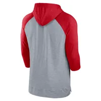 Nike Baseball (MLB St. Louis Cardinals) Men's 3/4-Sleeve Pullover Hoodie. Nike.com