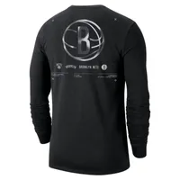 Brooklyn Nets Men's Nike NBA Long-Sleeve T-Shirt. Nike.com