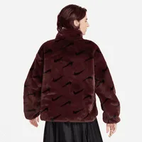 Nike Sportswear Plush Women's Printed Faux Fur Jacket. Nike.com