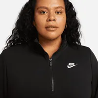 Nike Sportswear Club Fleece Women's 1/2-Zip Sweatshirt (Plus Size). Nike.com