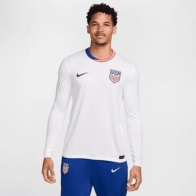 USMNT 2024 Stadium Home Men's Nike Dri-FIT Soccer Long-Sleeve Replica Jersey. Nike.com