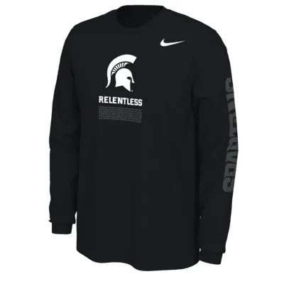 Michigan State Men's Nike College Long-Sleeve T-Shirt. Nike.com