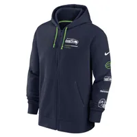 Nike Team Surrey (NFL Seattle Seahawks) Men's Full-Zip Hoodie. Nike.com