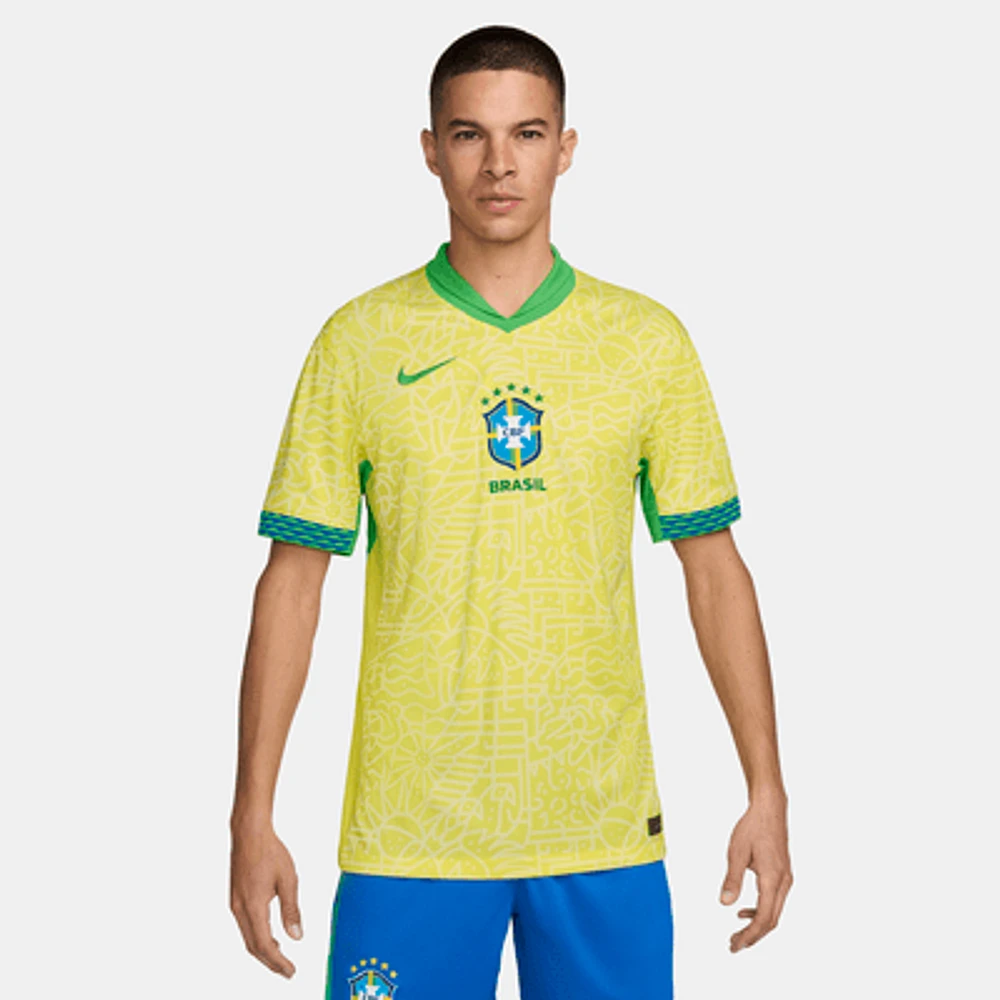 Brazil 2024 Stadium Home Men's Nike Dri-FIT Soccer Replica Jersey. Nike.com