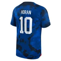 USWNT 2022/23 Stadium Away (Lindsey Horan) Big Kids' Nike Dri-FIT Soccer Jersey. Nike.com