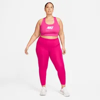 Nike Swoosh Women's Medium-Support Non-Padded Futura Graphic Sports Bra (Plus Size). Nike.com