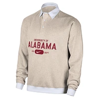 Alabama Club Fleece Men's Nike College Long-Sleeve Polo. Nike.com