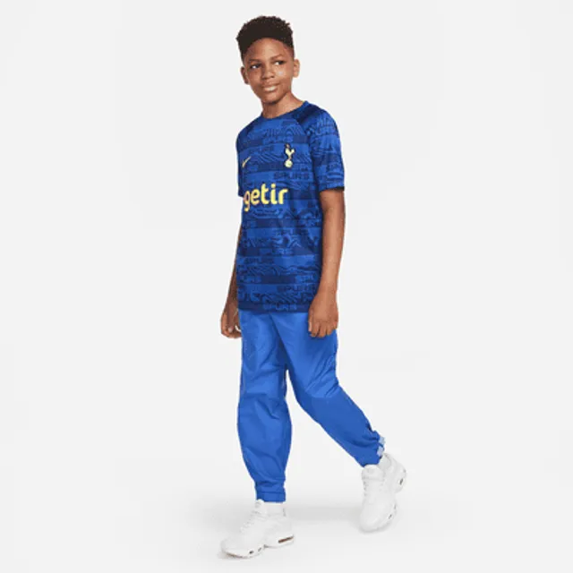 Tottenham Hotspur Strike Third Big Kids' Nike Dri-FIT Soccer Short-Sleeve  Knit Top