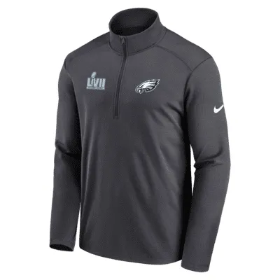 Nike Dri-FIT Super Bowl LVII Bound Pacer (NFL Philadelphia Eagles) Men's 1/2-Zip Pullover. Nike.com