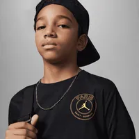 Jordan MJ Paris Saint-Germain Long Sleeve Tee Big Kids' T-Shirt. Nike.com
