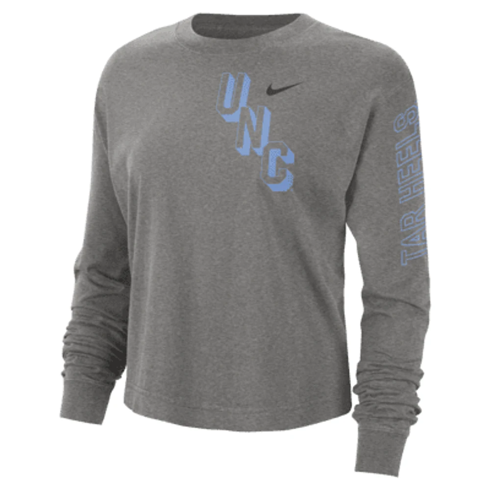 UNC Heritage Women's Nike College Boxy Crew-Neck T-Shirt. Nike.com