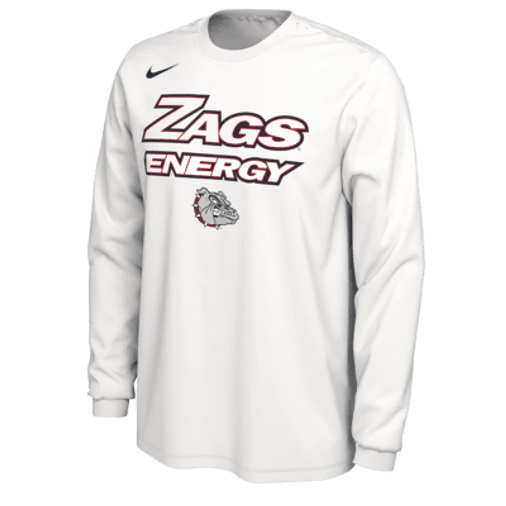 Gonzaga Men's Nike College Long-Sleeve T-Shirt. Nike.com