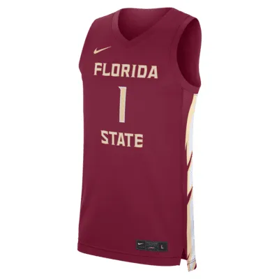 Florida State 2023/24 Road Men's Nike Dri-FIT College Basketball Replica Jersey. Nike.com