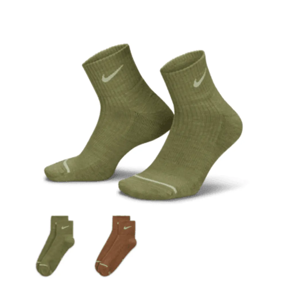 Nike Everyday Wool Cushioned Ankle Socks (2 Pairs). Nike.com