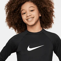 Nike Swim Big Kids' (Girls') Short-Sleeve Hydroguard. Nike.com