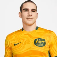 Australia 2023 Stadium Home Men's Nike Dri-FIT Soccer Jersey. Nike.com