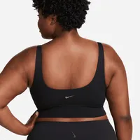 Nike Alate Solo Women's Light-Support Non-Padded Longline Sports Bra (Plus Size). Nike.com
