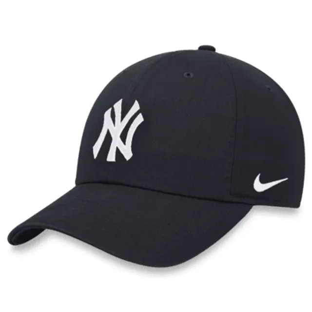 Nike, Accessories, New York Yankees Nike Drifit Sun Visor Mlb Baseball  Golf Hat Navy Blue White