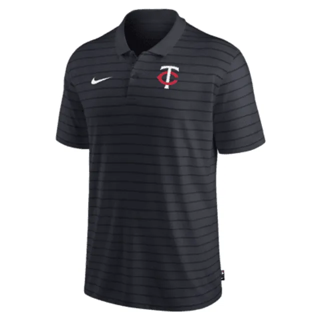 Men's Nike Dri Fit Minnesota Twins Baseball T Shirt Size Small Grey Blue