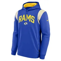 Nike Therma Athletic Stack (NFL Los Angeles Rams) Men's Pullover Hoodie. Nike.com