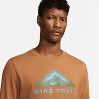 Nike Dri-FIT Men's Long-Sleeve Trail Running Crew. Nike.com