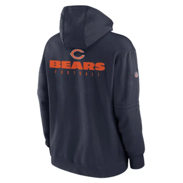 Nike Men's Chicago Bears Salute To Service Therma Hoodie Sweatshirt Medium  M NFL