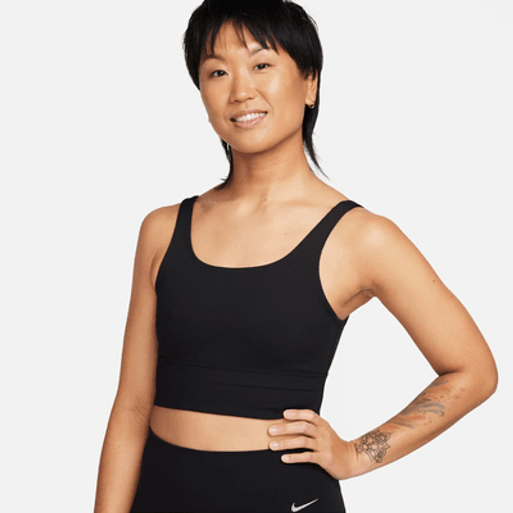 Nike Zenvy Rib Women's Light-Support Non-Padded Longline Sports Bra. Nike.com