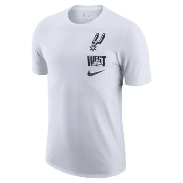 Men's San Antonio Spurs Nike Black 2021/22 City Edition Essential Logo  T-Shirt