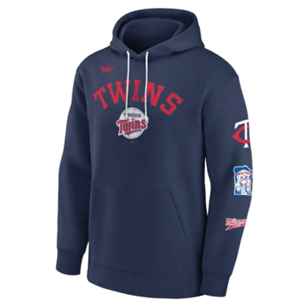 Atlanta Braves Nike Youth Rewind Lefty Pullover Hoodie - Royal