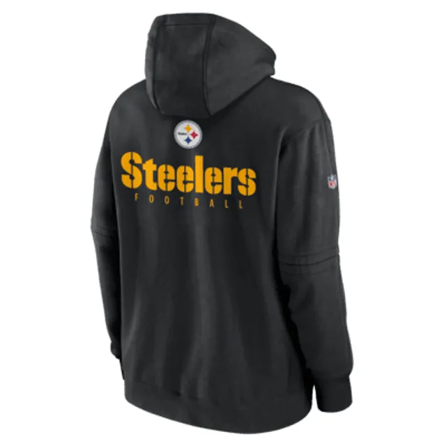 Nike Athletic (NFL Pittsburgh Steelers) Men's Sleeveless Pullover Hoodie.