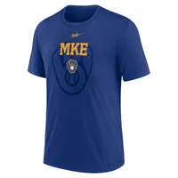 Nike Rewind Retro (MLB Milwaukee Brewers) Men's T-Shirt. Nike.com