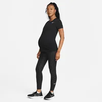 Nike One (M) Women's High-Waisted Leopard Print Leggings (Maternity). Nike.com